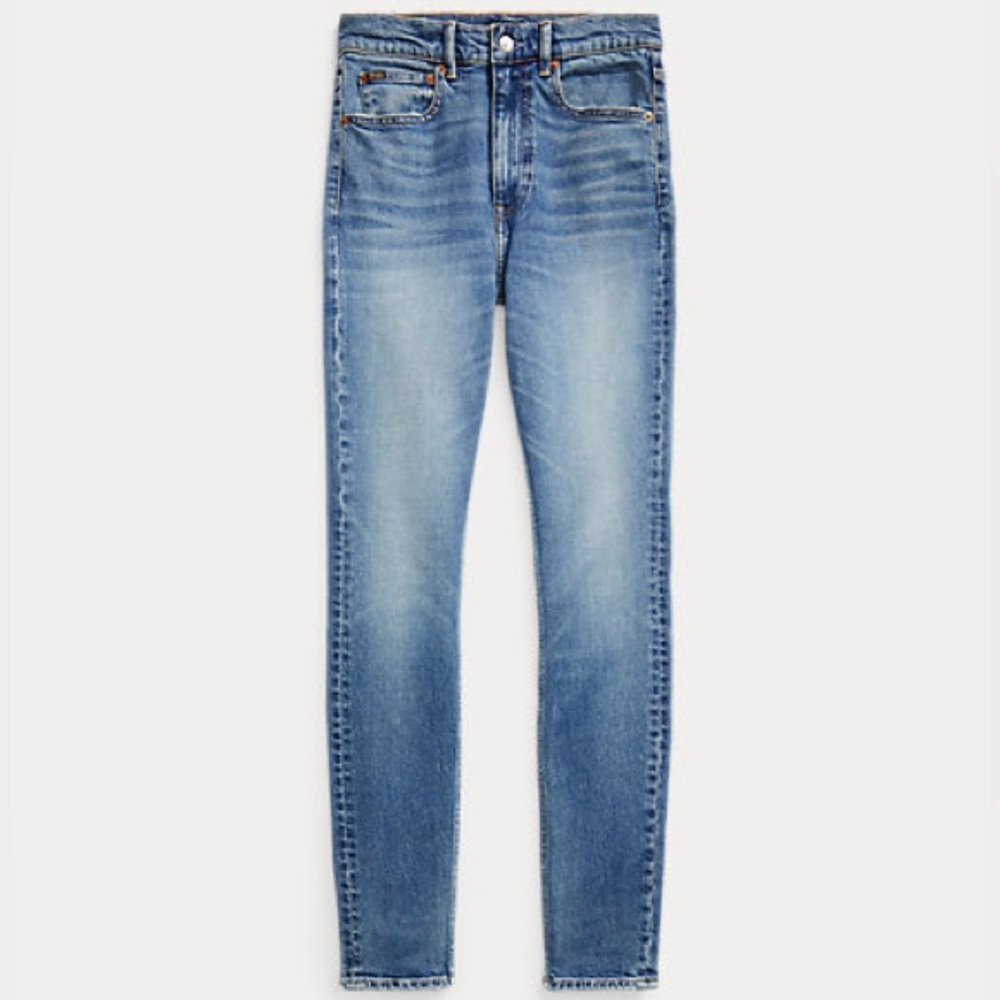 NWT Polo Ralph Lauren Tompkins High-Rise Super-Slim Jeans, Size 27